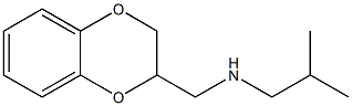 (2,3-dihydro-1,4-benzodioxin-2-ylmethyl)(2-methylpropyl)amine Struktur