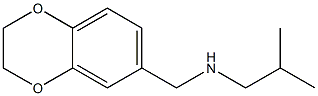 (2,3-dihydro-1,4-benzodioxin-6-ylmethyl)(2-methylpropyl)amine Struktur