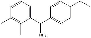 (2,3-dimethylphenyl)(4-ethylphenyl)methanamine Struktur