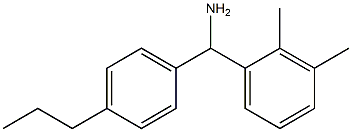 (2,3-dimethylphenyl)(4-propylphenyl)methanamine Struktur