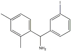 (2,4-dimethylphenyl)(3-iodophenyl)methanamine Struktur