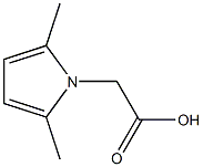 (2,5-dimethyl-1H-pyrrol-1-yl)acetic acid Struktur