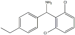 (2,6-dichlorophenyl)(4-ethylphenyl)methanamine Struktur