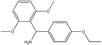 (2,6-dimethoxyphenyl)(4-ethoxyphenyl)methanamine Struktur