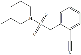 (2-cyanophenyl)-N,N-dipropylmethanesulfonamide Struktur