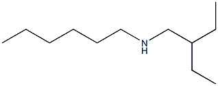 (2-ethylbutyl)(hexyl)amine Struktur