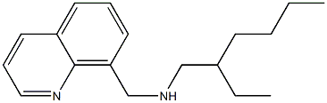 (2-ethylhexyl)(quinolin-8-ylmethyl)amine Struktur