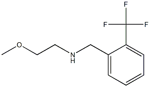 (2-methoxyethyl)({[2-(trifluoromethyl)phenyl]methyl})amine Struktur