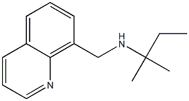 (2-methylbutan-2-yl)(quinolin-8-ylmethyl)amine Struktur