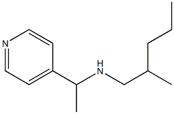 (2-methylpentyl)[1-(pyridin-4-yl)ethyl]amine Struktur