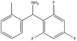 (2-methylphenyl)(2,4,6-trifluorophenyl)methanamine Struktur