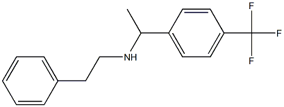 (2-phenylethyl)({1-[4-(trifluoromethyl)phenyl]ethyl})amine Struktur