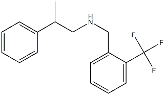 (2-phenylpropyl)({[2-(trifluoromethyl)phenyl]methyl})amine Struktur