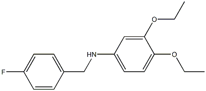 (3,4-diethoxyphenyl)(4-fluorophenyl)methylamine Struktur