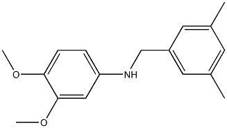 (3,4-dimethoxyphenyl)(3,5-dimethylphenyl)methylamine Struktur