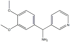 (3,4-dimethoxyphenyl)(pyridin-3-yl)methanamine Struktur