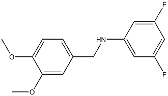 (3,5-difluorophenyl)(3,4-dimethoxyphenyl)methylamine Struktur