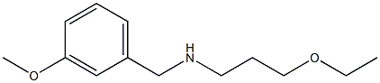 (3-ethoxypropyl)[(3-methoxyphenyl)methyl]amine Struktur