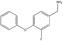 (3-fluoro-4-phenoxyphenyl)methanamine Struktur