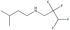 (3-methylbutyl)(2,2,3,3-tetrafluoropropyl)amine Struktur