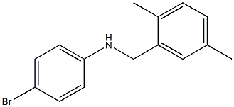 (4-bromophenyl)(2,5-dimethylphenyl)methylamine Struktur