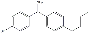 (4-bromophenyl)(4-butylphenyl)methanamine Struktur