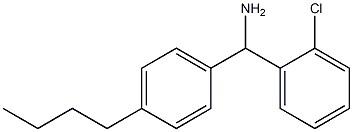 (4-butylphenyl)(2-chlorophenyl)methanamine Struktur