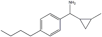 (4-butylphenyl)(2-methylcyclopropyl)methanamine Struktur