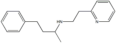 (4-phenylbutan-2-yl)[2-(pyridin-2-yl)ethyl]amine Struktur