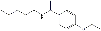 (5-methylhexan-2-yl)({1-[4-(propan-2-yloxy)phenyl]ethyl})amine Struktur