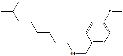 (7-methyloctyl)({[4-(methylsulfanyl)phenyl]methyl})amine Struktur