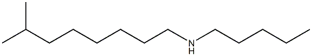 (7-methyloctyl)(pentyl)amine Struktur