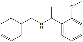 (cyclohex-3-en-1-ylmethyl)[1-(2-methoxyphenyl)ethyl]amine Struktur