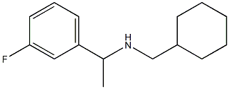 (cyclohexylmethyl)[1-(3-fluorophenyl)ethyl]amine Struktur