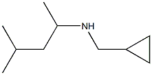 (cyclopropylmethyl)(4-methylpentan-2-yl)amine Struktur