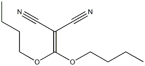 (dibutoxymethylene)malononitrile Struktur