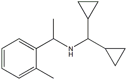 (dicyclopropylmethyl)[1-(2-methylphenyl)ethyl]amine Struktur