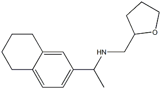 (oxolan-2-ylmethyl)[1-(5,6,7,8-tetrahydronaphthalen-2-yl)ethyl]amine Struktur