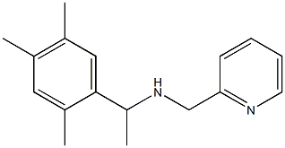 (pyridin-2-ylmethyl)[1-(2,4,5-trimethylphenyl)ethyl]amine Struktur