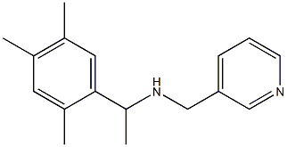 (pyridin-3-ylmethyl)[1-(2,4,5-trimethylphenyl)ethyl]amine Struktur