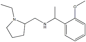 [(1-ethylpyrrolidin-2-yl)methyl][1-(2-methoxyphenyl)ethyl]amine Struktur