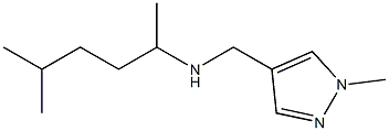 [(1-methyl-1H-pyrazol-4-yl)methyl](5-methylhexan-2-yl)amine Struktur