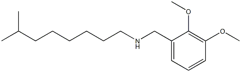 [(2,3-dimethoxyphenyl)methyl](7-methyloctyl)amine Struktur