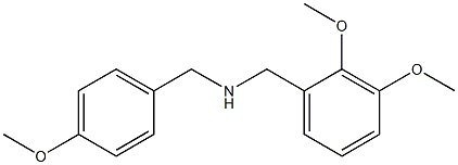 [(2,3-dimethoxyphenyl)methyl][(4-methoxyphenyl)methyl]amine Struktur