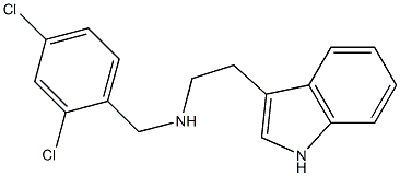 [(2,4-dichlorophenyl)methyl][2-(1H-indol-3-yl)ethyl]amine Struktur