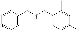 [(2,4-dimethylphenyl)methyl][1-(pyridin-4-yl)ethyl]amine Struktur