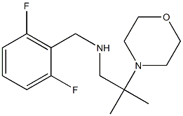 [(2,6-difluorophenyl)methyl][2-methyl-2-(morpholin-4-yl)propyl]amine Struktur