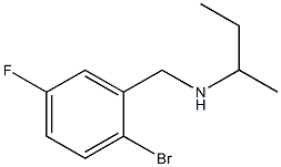 [(2-bromo-5-fluorophenyl)methyl](butan-2-yl)amine Struktur