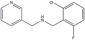 [(2-chloro-6-fluorophenyl)methyl](pyridin-3-ylmethyl)amine Struktur