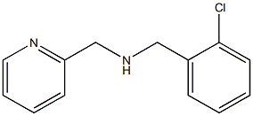 [(2-chlorophenyl)methyl](pyridin-2-ylmethyl)amine Struktur